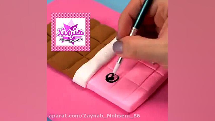 تزئین جلد کتاب با استفاده از خ...