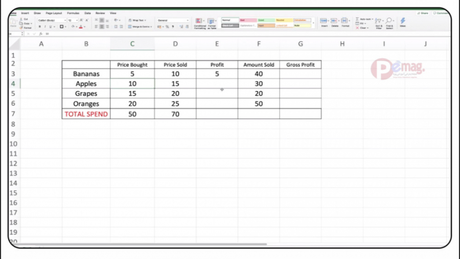 How to use simple formulas in Excel Microsoft Excel Tutorial