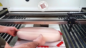 حکاکی لیزر روی ظروف چوبی دست س...