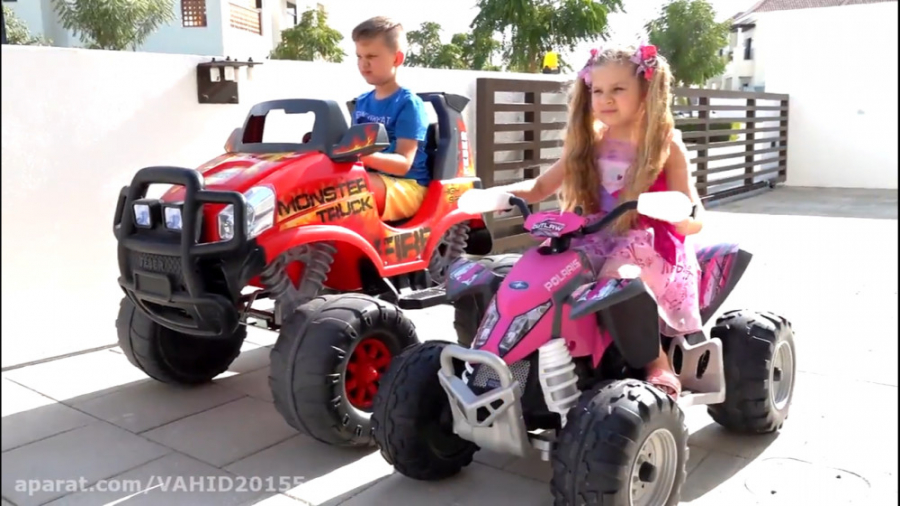 بازی دیانا و روما با ماشین اسب...