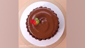 ایده ساده دیزاین کیک شکلاتی 20...