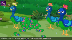 قصه های کودکانه  قصه کلاغ مغرو...