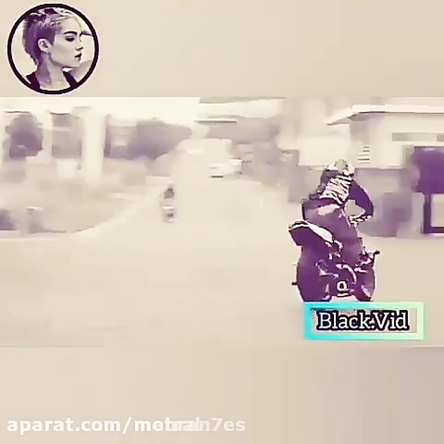 حرکات نمایشی با موتور سیکلت تک...