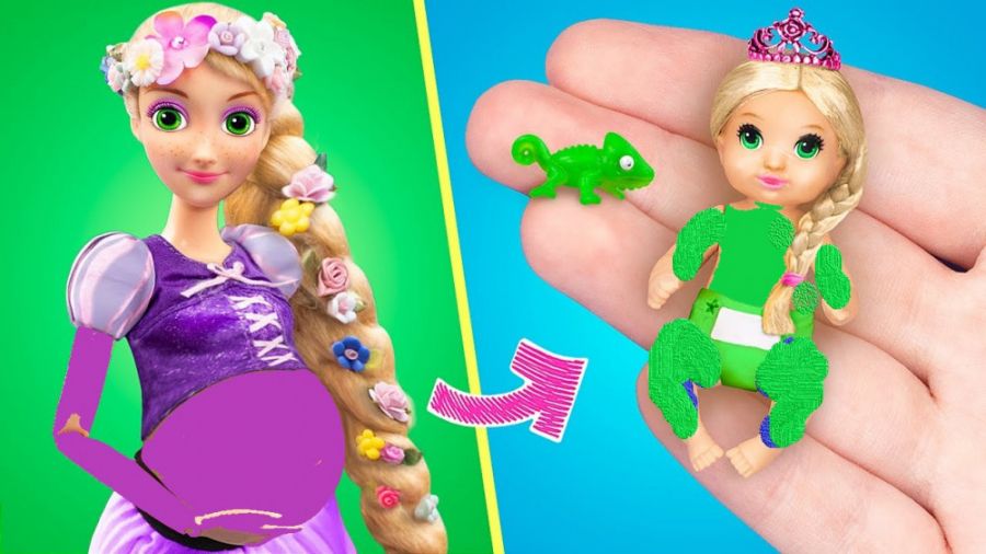 15 ایده برای راپنزل و نوزاد را...