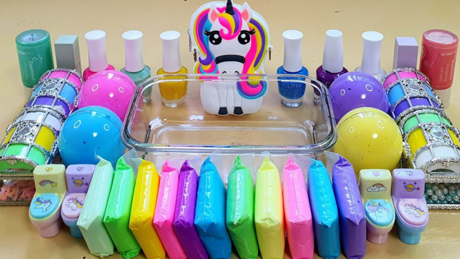 مخلوط اسلایم اکلیلی و خمیر کلی...