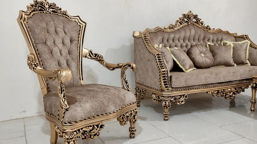 مبل کلاسیک نه نفره آبشاری