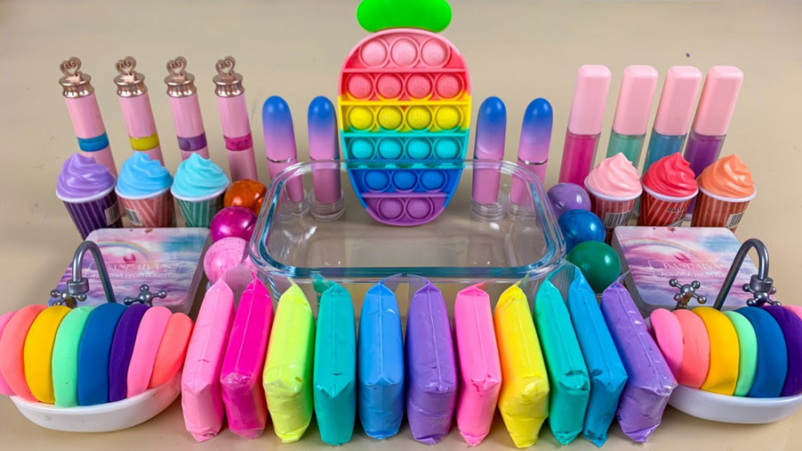 پاپت اسلایم رنگین کمانی   آرای...