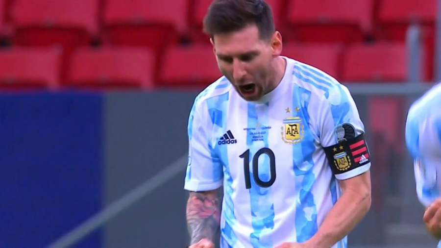 عملکرد لیونل مسی مقابل کلمبیا...