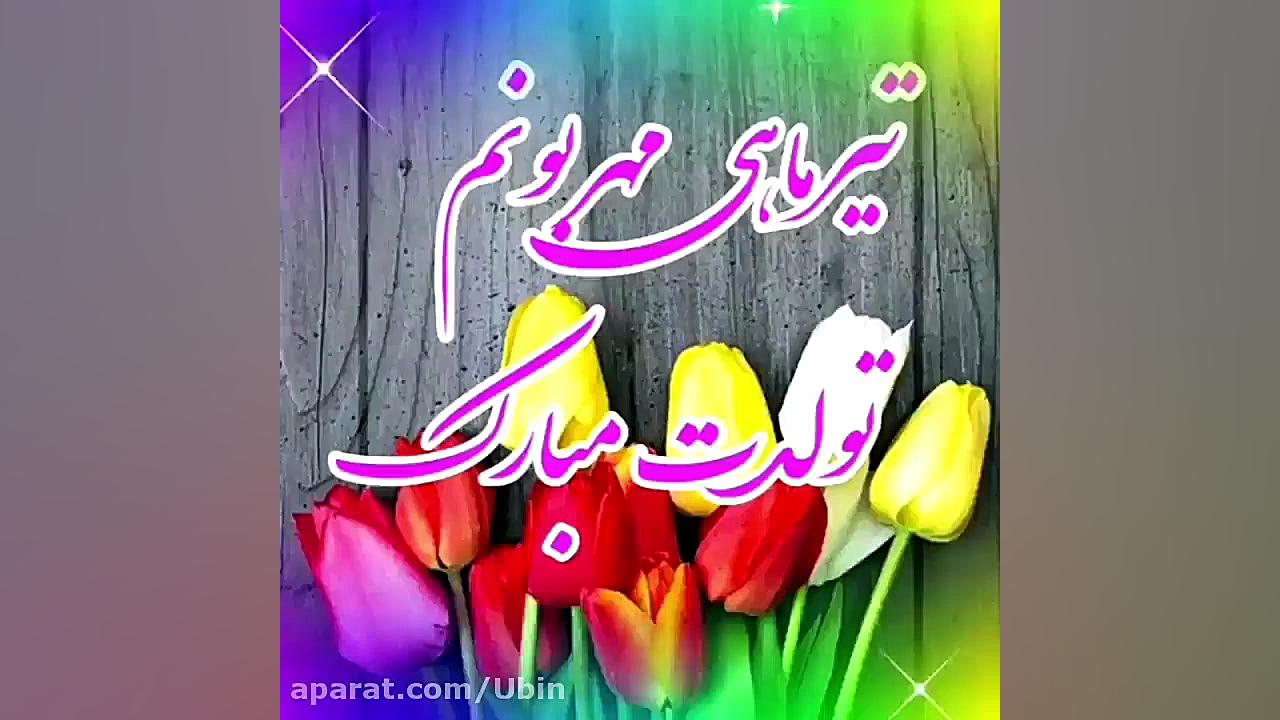 کلیپ استوی تبریک تولد تیر ماهی