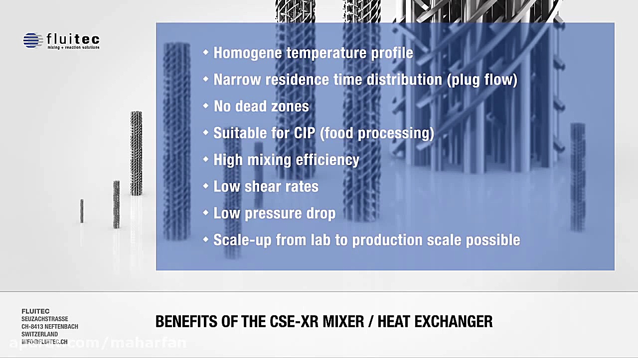 استاتیک میکسر و جریان لامینار