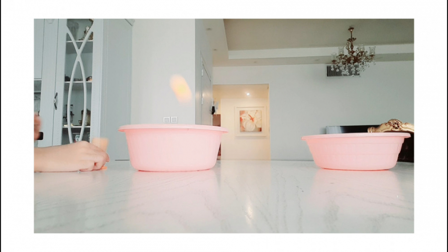 بازی باران و مامان ( توپ و سطل...