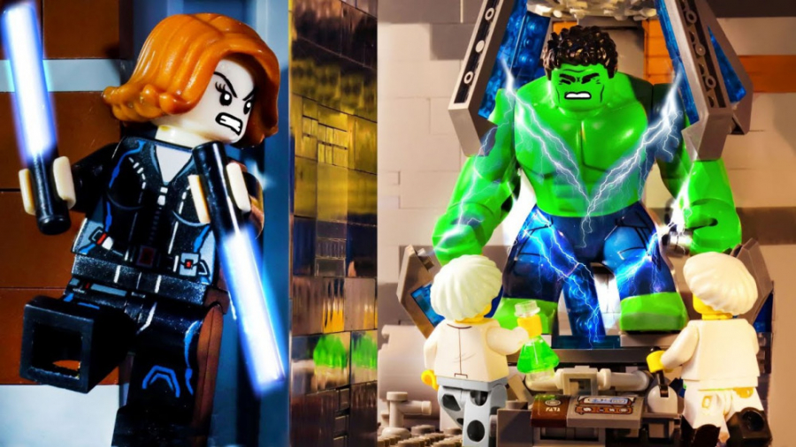انیمیشن لگو هالک و بلک ویدو