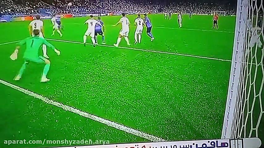 گل اول و تساوی ایتالیا به انگل...