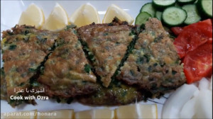 کوکوتره با مغزی زرشک و گردو  ک...