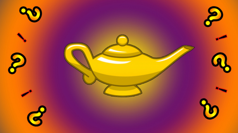 غول چراغ جادو(سه تا آرزو کن)