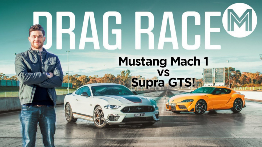 درگ موستانگ مک وان با تویوتا س...