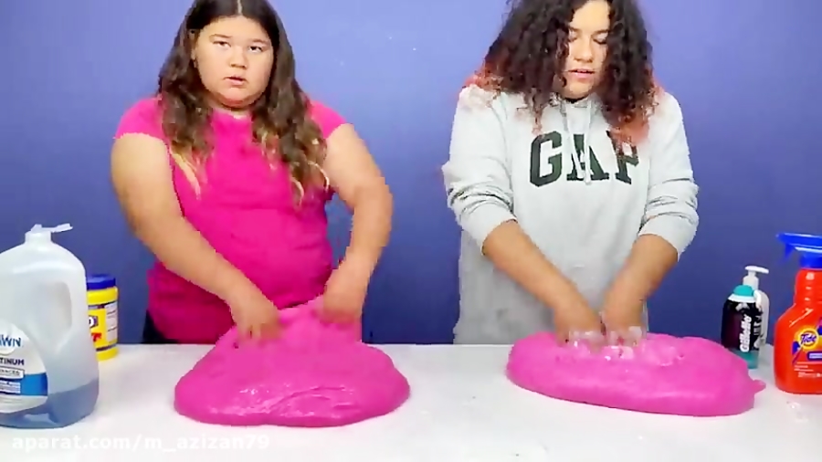 ساخت اسلایم با مری و ایزی  آمو...