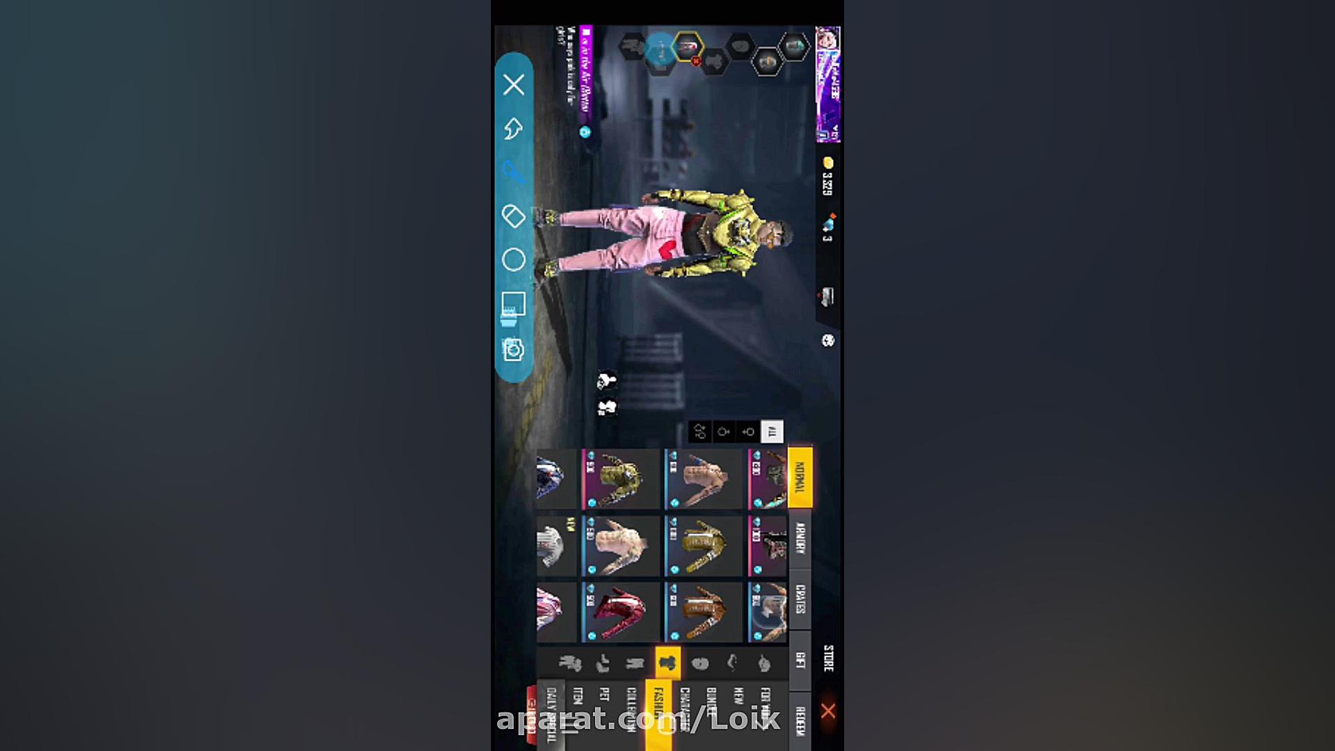 هک لباس ها بازی فری فایر