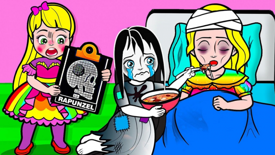 ایده های کارتونی باربی و راپنز...