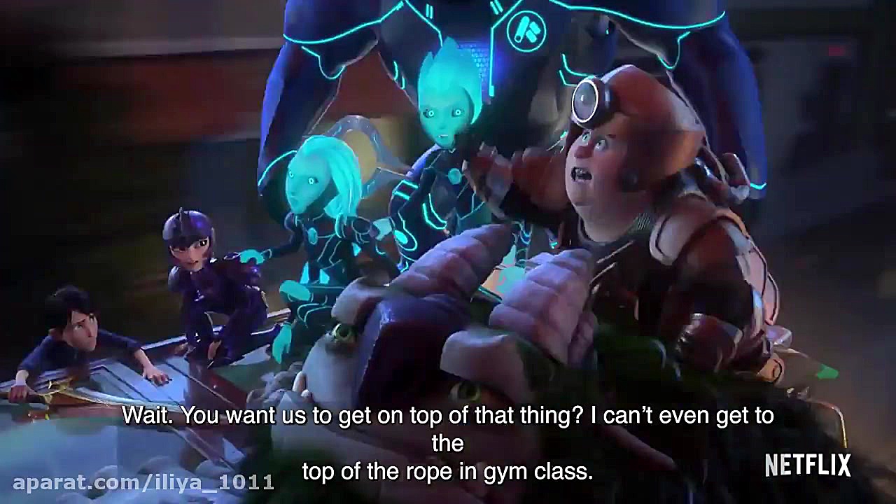 سکانس جدید دیگر از غول کش ها با ظهور تایتان ها (Trollhunters rise of the Titans) زمان96ثانیه