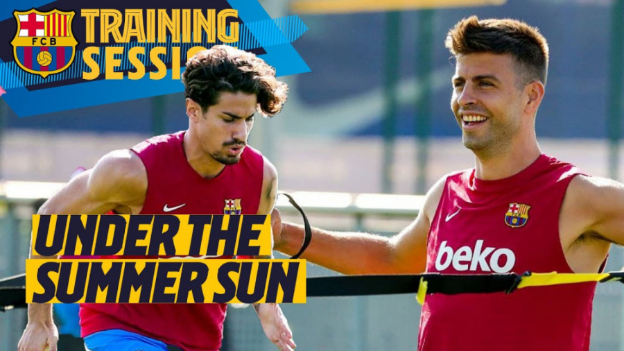 تمرینات پیش فصل بارسلونا ادامه...