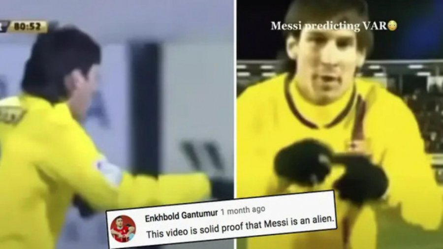 مسی VAR را در سال 2009 پیشبینی...