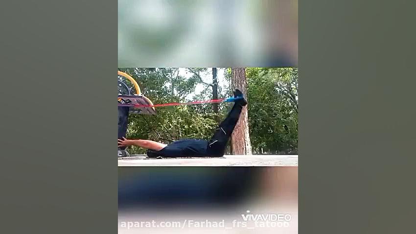 شکم خودتو از ایر بگ به سیکس پک...