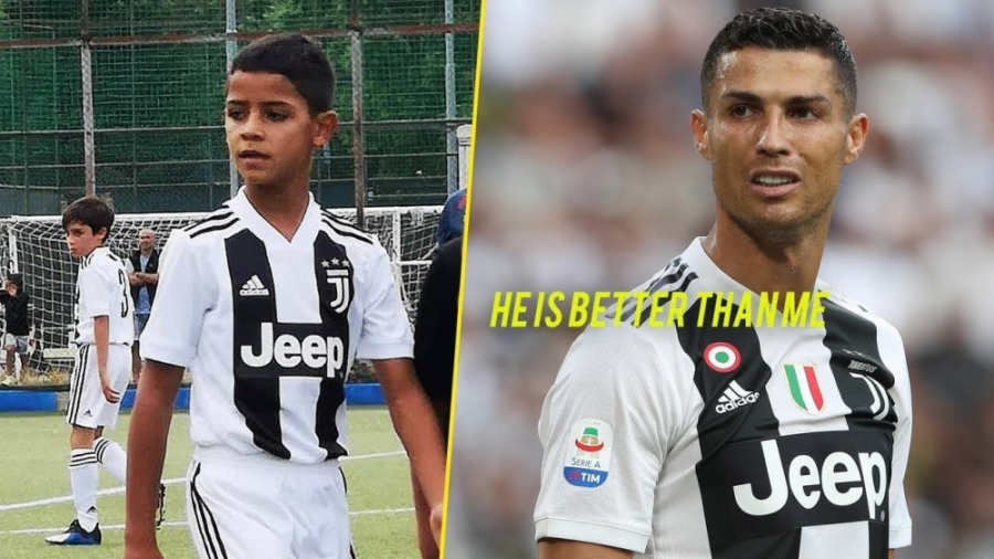 کریستیانو رونالدو جونیور از پد...