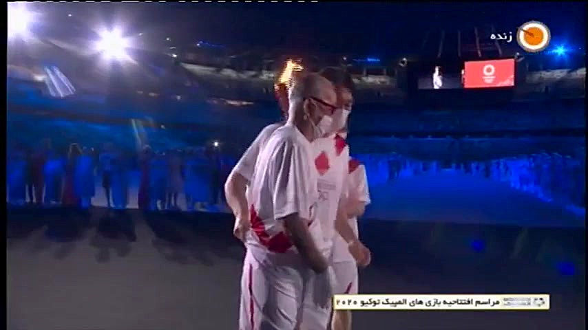 مراسم حمل و روشن شدن مشعل المپ...