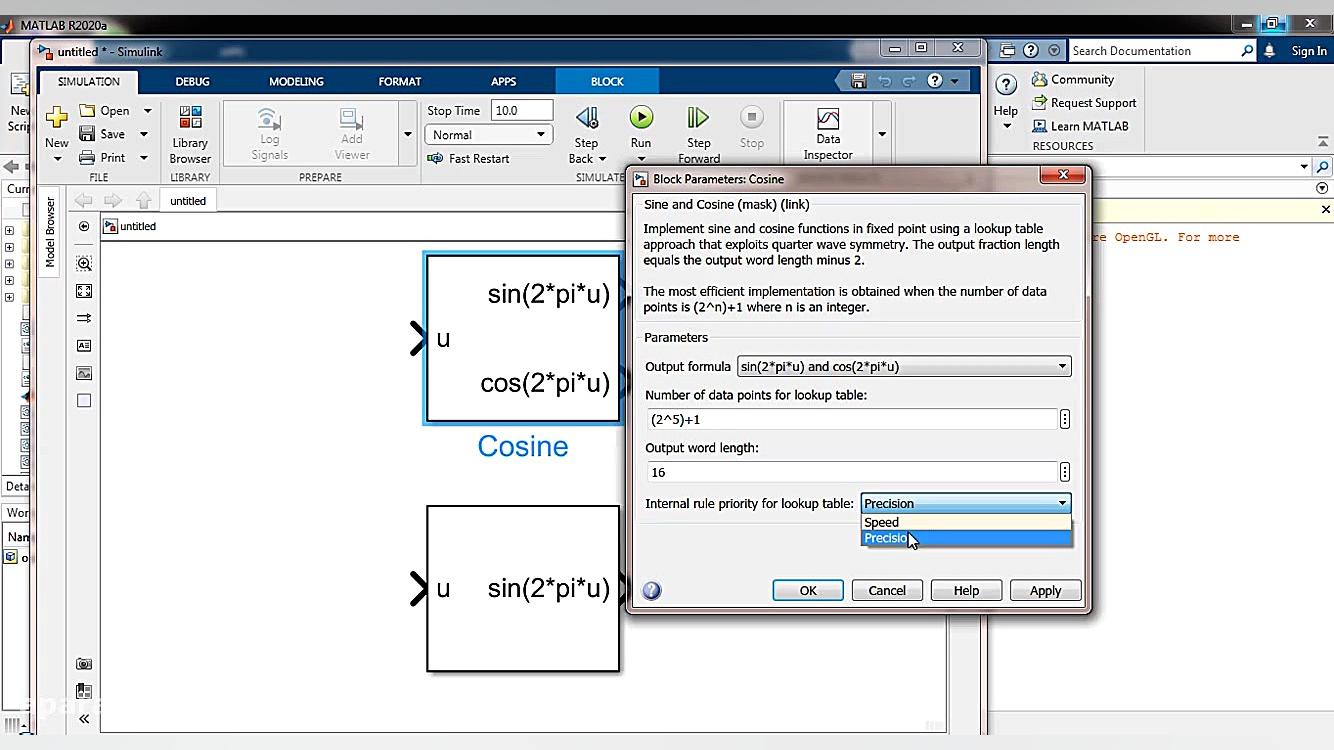 106 آموزش بلوک های Sine Cosine