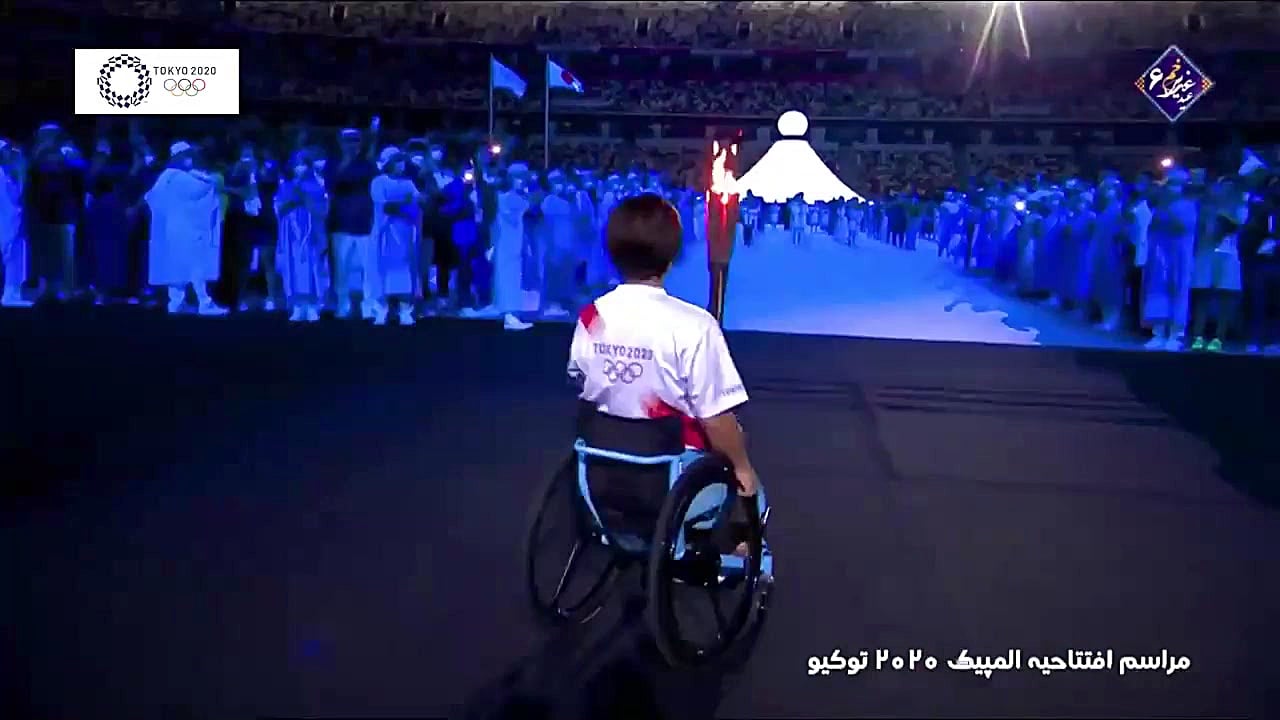 مراسم روشن کردن مشعل المپیک تو...