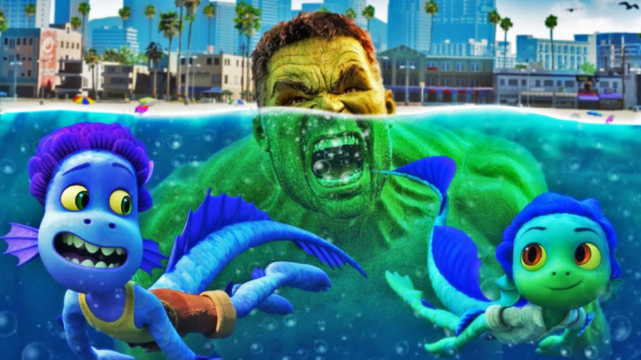 هالک و انیمیشن لوکا در GTA 5