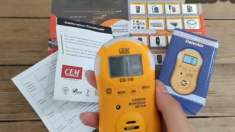 گازسنج برند CEM مدل CEM CO 110