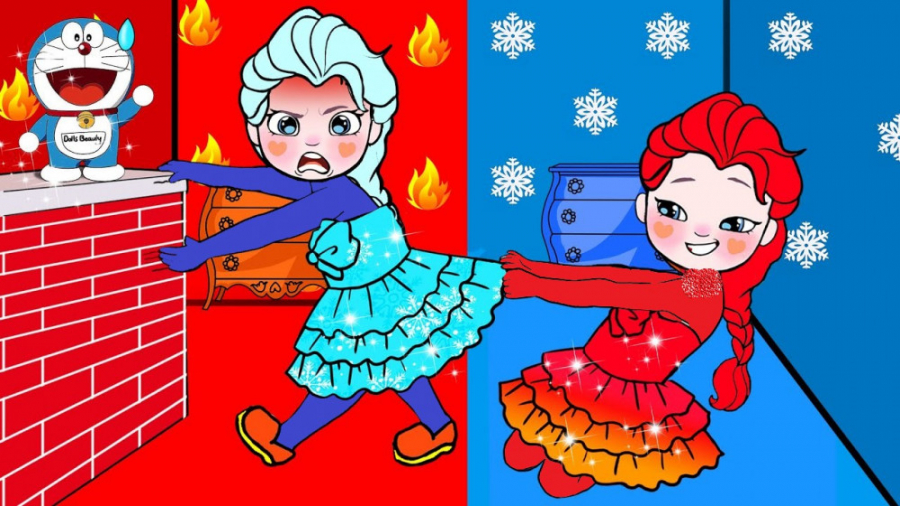 ایده های کارتونی  چالش پرنسسی...