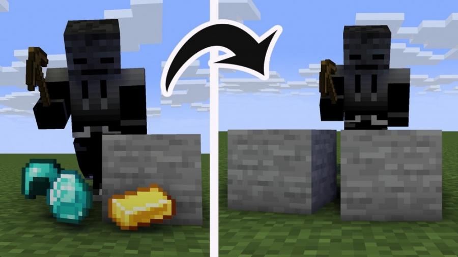 ماینکرافت اما سنگ آیتم های خفن...