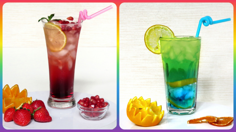 آموزش 2 نوشیدنی خوشرنگ و انرژی...