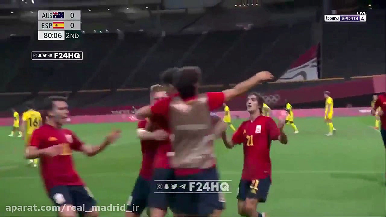 پاس گل آسنسیو مقابل المپیک است...