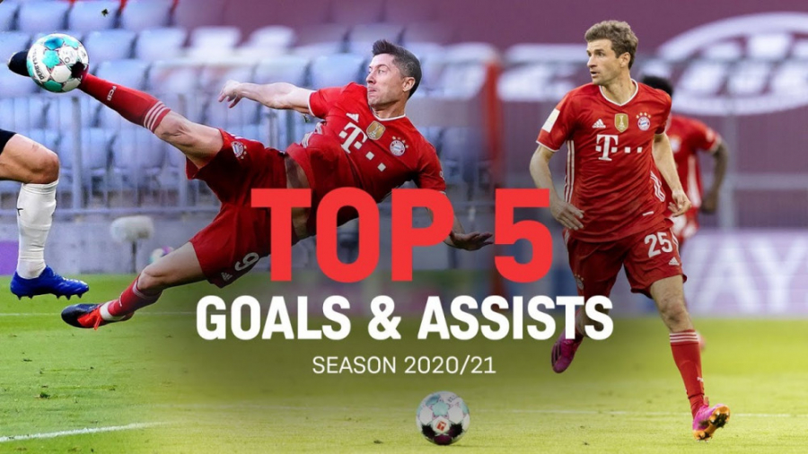 5 گل و پاس گل برتر بایرن | راب...