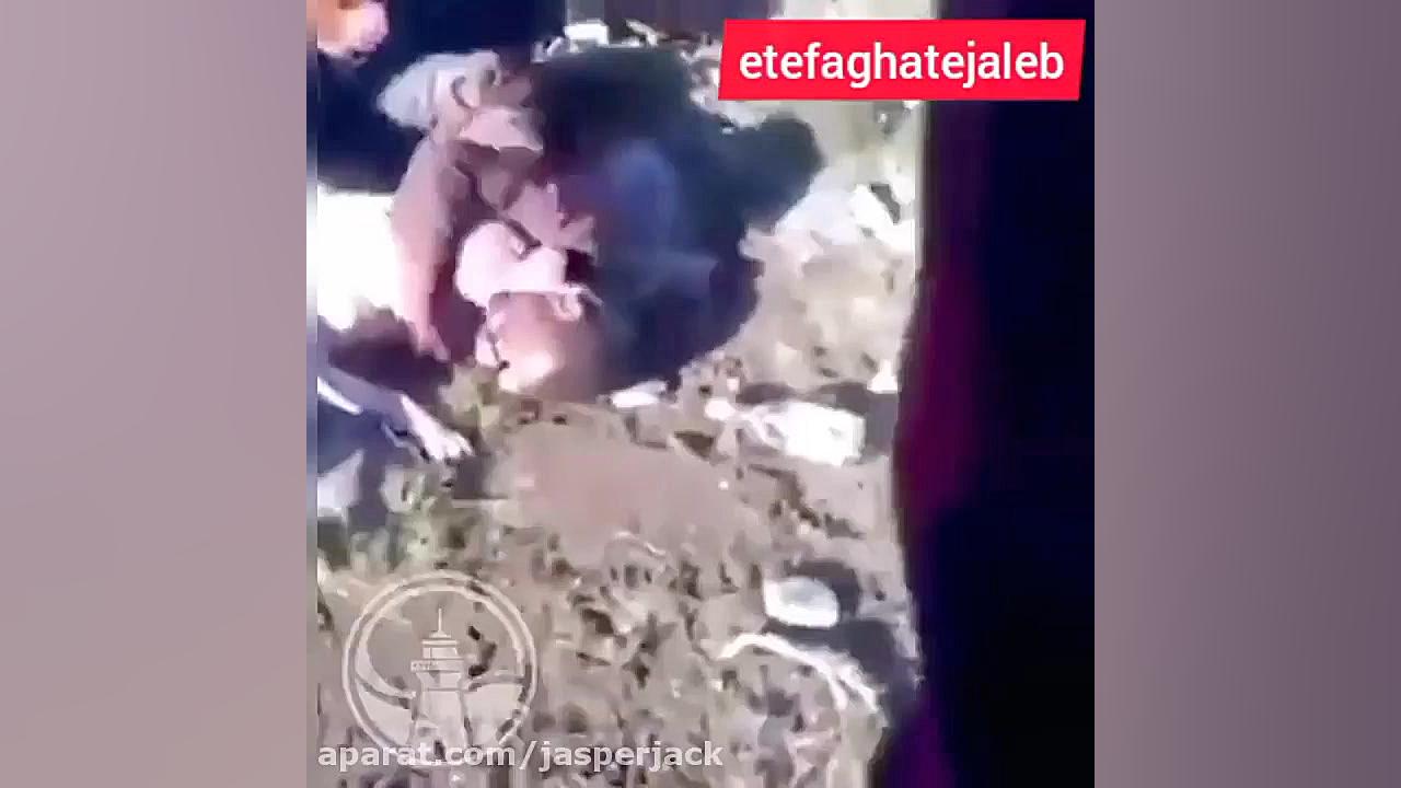 حمله دو سگ بولداگ به یک دزد در...