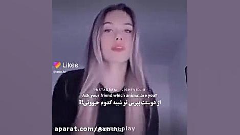 شبیه کدوم حیونم؟؟