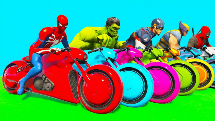 چالش مسابقه موتور سواری سوپر ه...