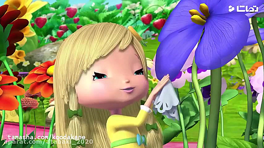 کارتون دختر توت فرنگی