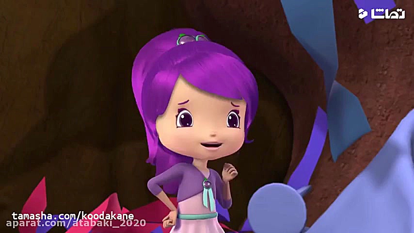 کارتون دختر توت فرنگی