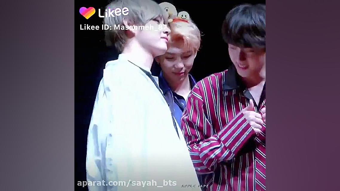 نامجون هنگ کرده دارن به چی میخ...