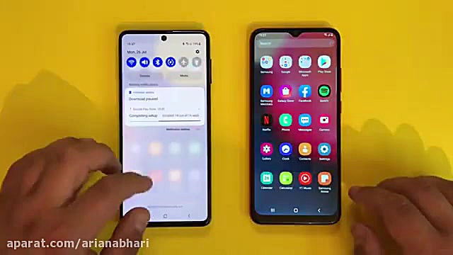 مقایسه موبایل سامسونگ گلکسی A0...