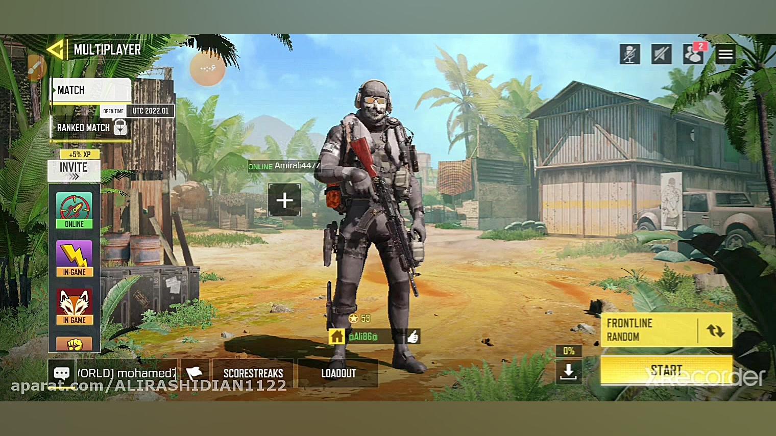 بازی کالاف دیوتی موبایل چند نک...