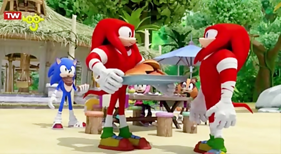 کارتون سونیک بوم 2ناکلز