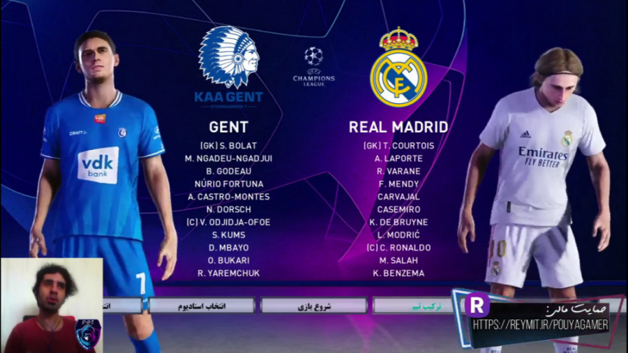 قسمت ۱ مسترلیگ PES 21 رئال باز...