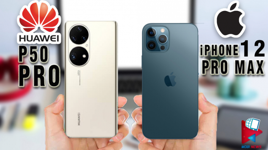 مقایسه هواوی پی۵۰ پرو با آیفون...