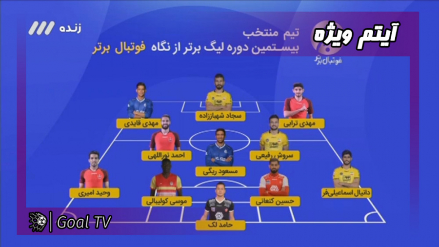 تیم منتخب لیگ بیستم | فوتبال ب...